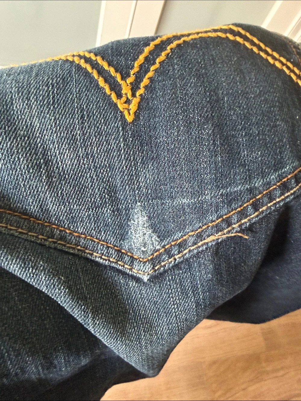 Levi's Men's Dark Blue Straight Jeans